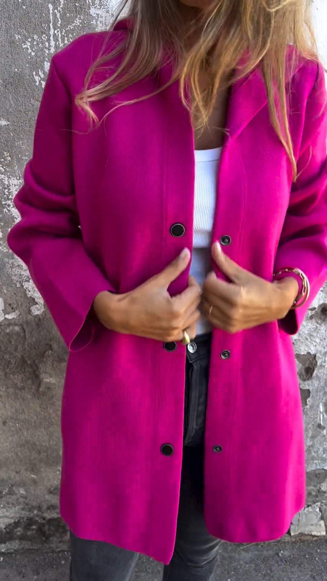 Arianna – Button-detailed Hooded Cardigan