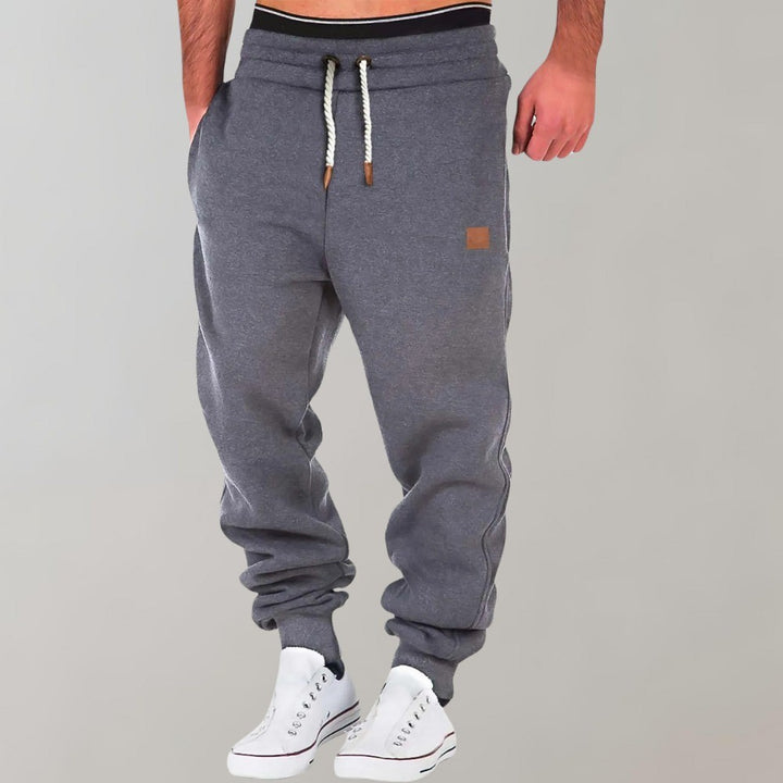 Men's Fleece Jogger Sweatpants with Drawstring - Ulric - Charcoal