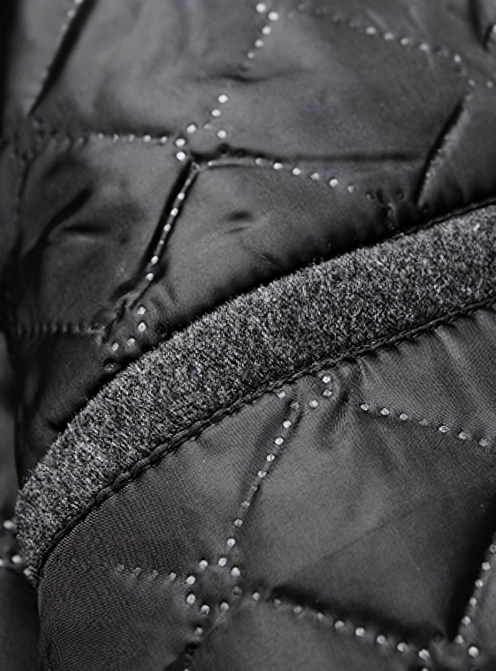 Men's Long Overcoat with Notch Lapels - Vance - Gray