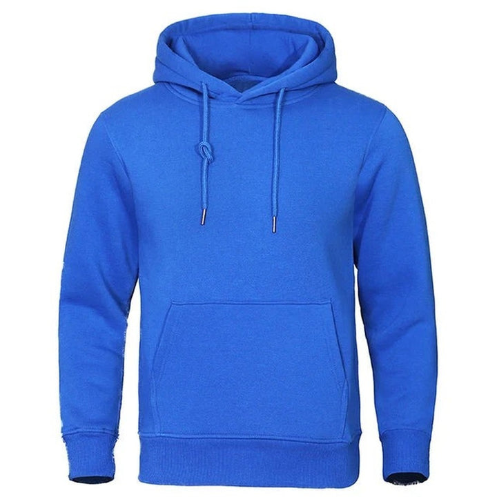 Men's Pullover Hoodie with Kangaroo Pocket - Orson - Royal Blue