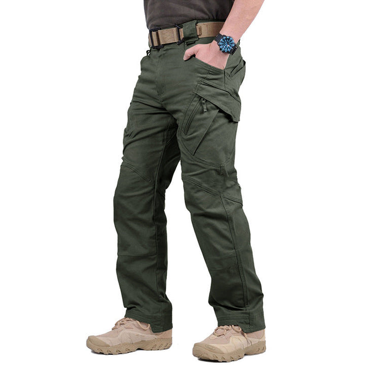 Men's Tactical Cargo Pants with Multiple Pockets - Vaughn - Green
