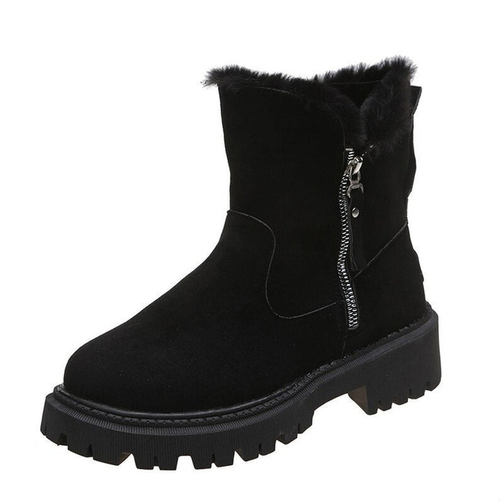 Women's Faux Fur Lined Winter Boots - Hollis - Black